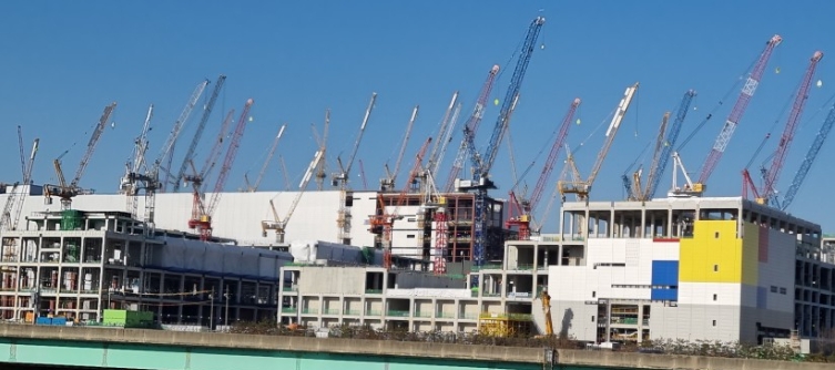 삼성물산 P4L PH1, PH2 프로젝트  배관, 철골 공사